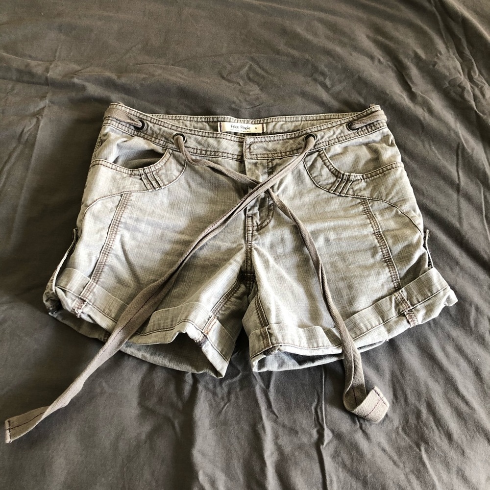 Free People Faded Olive shorts